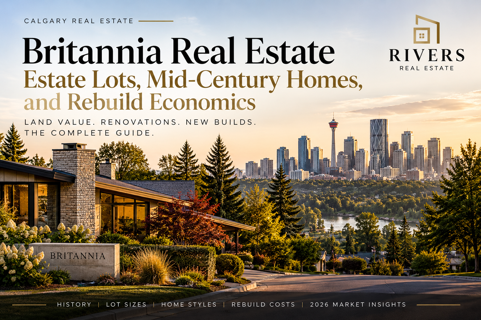 Britannia Real Estate — Estate Lots, Mid-Century Homes, and Rebuild Economics